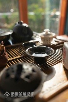 乾坤陽光新中式客廳效果圖