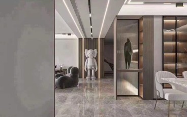 世貿(mào)五里河現(xiàn)代輕奢餐廳效果圖
