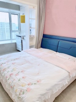 月伴灣花園現(xiàn)代輕奢臥室效果圖