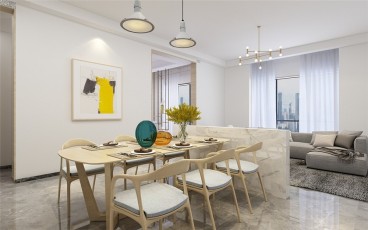 北斗星城北歐餐廳效果圖