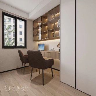 西江苑(二环西路辅路)现代简约书房效果图