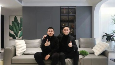 九龍倉翠樾庭現(xiàn)代簡約客廳效果圖