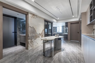 鹏程·添地汇现代简约客厅效果图