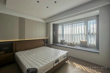 南山溪上四季花園現(xiàn)代簡約臥室效果圖