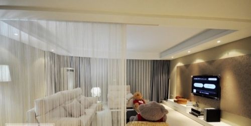 客廳電視背景墻效果圖大全2016圖片