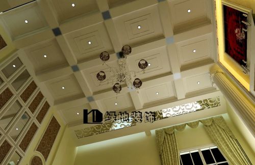 最新歐式客廳吊頂效果圖