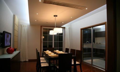 二居室餐廳吊頂裝修效果圖片