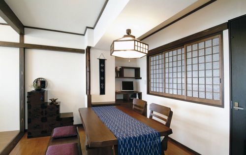 87平米日式風(fēng)格小三居三室日式餐廳美圖