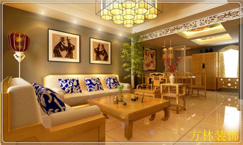雅居樂(lè)137㎡美圖——方林裝飾客廳美圖