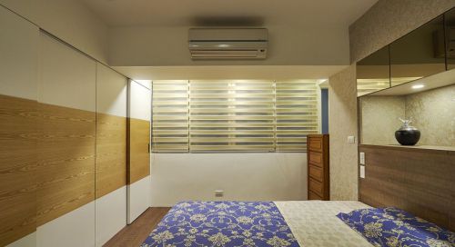 混搭三居室裝修臥室效果圖