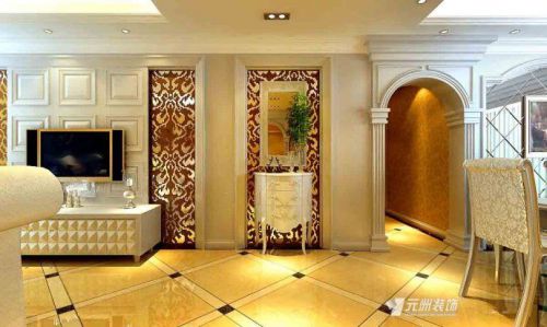 歐式風格三居室客廳裝修圖片
