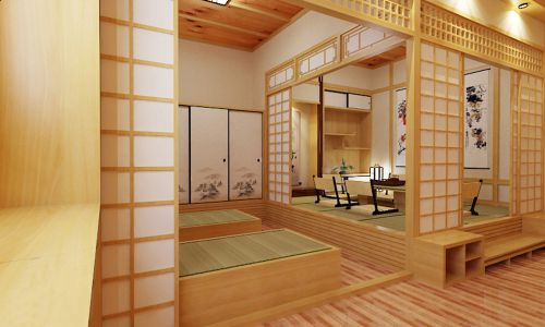 韓式風(fēng)格三居室客廳榻榻米裝修圖片