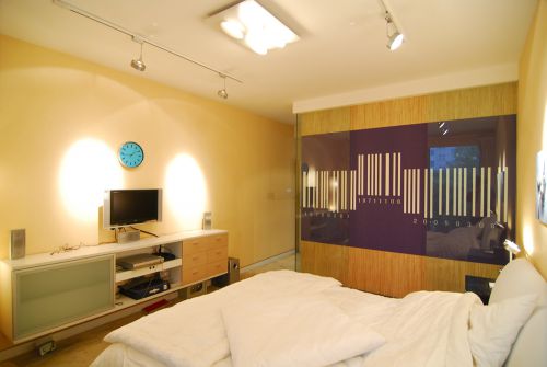 地中海風(fēng)格四居室臥室吊頂裝修效果圖大全