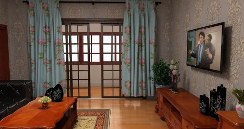 新古典風(fēng)格客廳效果圖欣賞