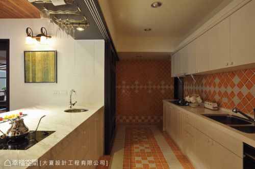 美式鄉(xiāng)村廚房設計圖