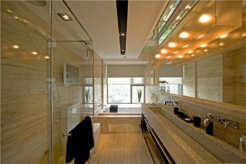 現(xiàn)代簡約新古典衛(wèi)生間裝修效果展示