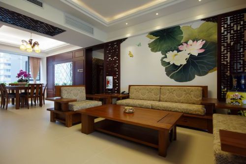 中式中式風(fēng)格客廳設(shè)計方案