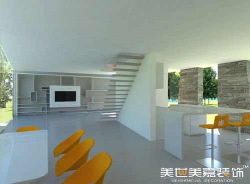 現(xiàn)代簡約餐廳別墅案例展示