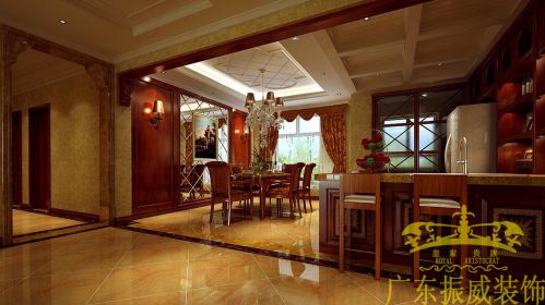美式美式風(fēng)格餐廳案例展示