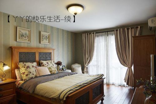 中式田園日式混搭復(fù)古臥室設(shè)計(jì)案例