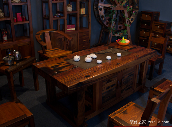 原木茶台特点介绍  原木茶台价格 第1张