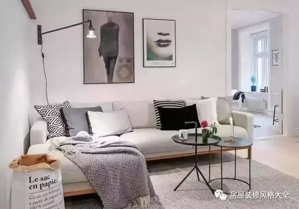 这里有好看又省钱的北欧风客厅背景墙,快来收藏起来啊