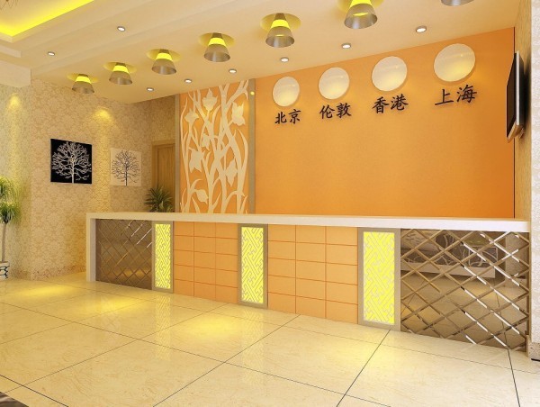 酒店吧台效果图