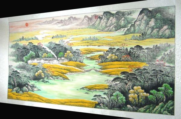 客厅画什么壁画有助风水