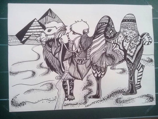 黑白装饰画
