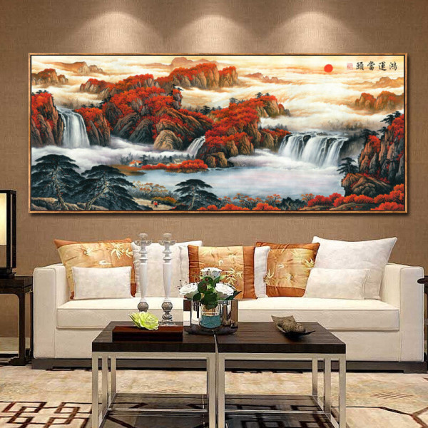 客厅画什么壁画有助风水