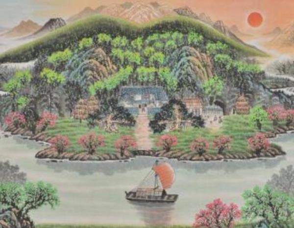 客厅画什么壁画有助风水