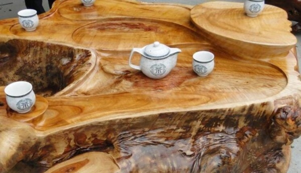 树根茶几