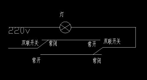 雙控開關接線圖雙控開關和單控開關區別