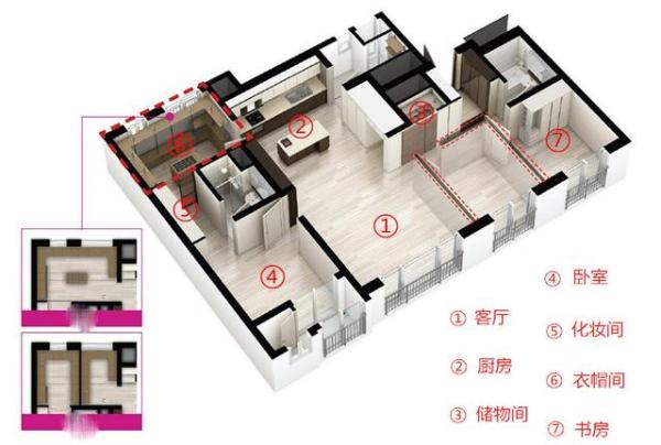 入住3年她坚持生活极简，家里只放必需品，95㎡一尘不染依旧宽敞