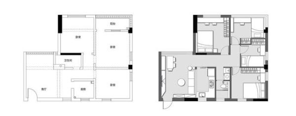 76㎡改四房，住下一家六口人，布置得井井有条，太佩服了