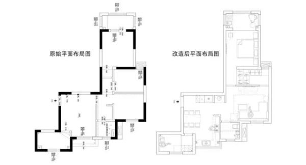 79㎡小户型设计，不同特色的精致田园风~