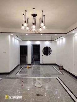 玖珑湖新中式风格硬装即将完工-完工