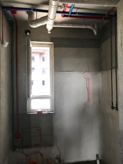 云峰原著11#孙府施工现场-水电