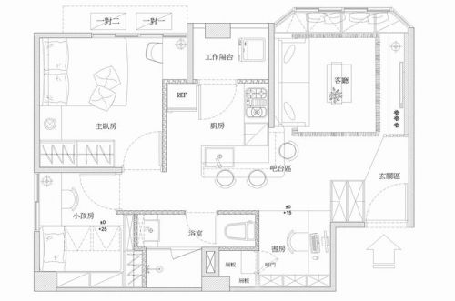 60平小戶型老房子改造裝修圖 老公房也有春天