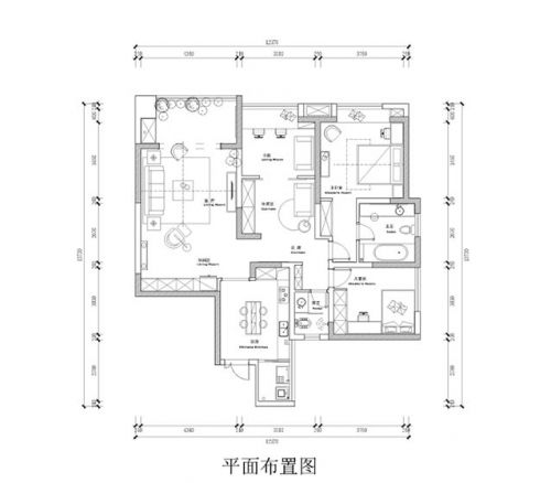 125㎡北歐兩居室實景圖片  顏值的誘惑