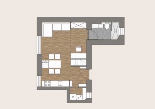 擠出舒適空間 32平loft公寓設(shè)計