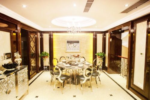 14張美式餐廳背景墻效果圖 高貴典雅