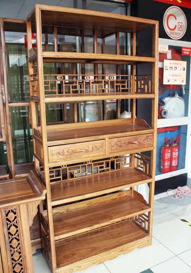 中式風(fēng)格書柜 11圖兼具大氣與實(shí)用