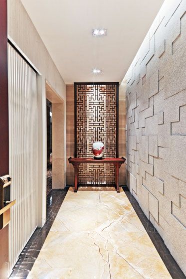 大氣中式玄關(guān) 13圖點亮開門第一眼