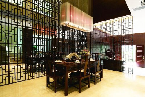瓷磚裝飾餐廳 14款別致中式餐廳圖片