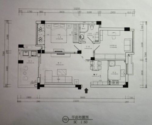 宜家控20萬(wàn)打造69平小資二居室