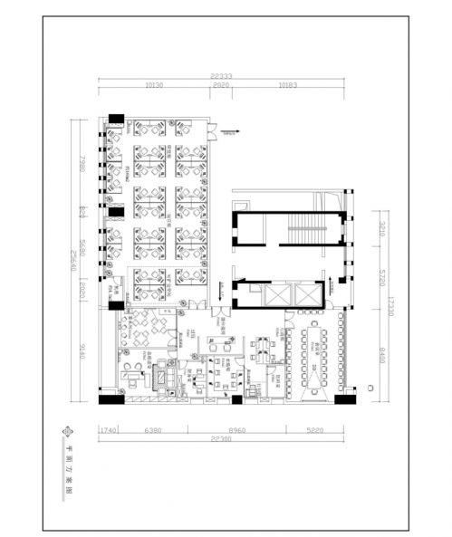 X科技公司-X科技公司500平米工裝現(xiàn)代風(fēng)格