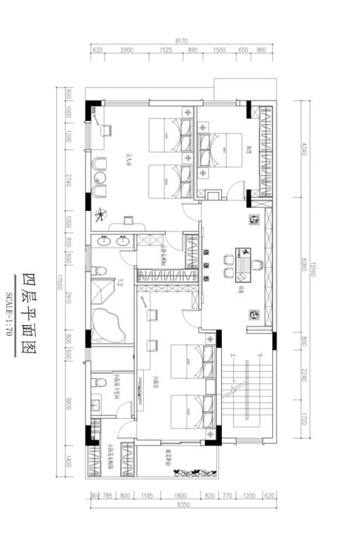 自由人家園-自由人家園140平米三居中式風(fēng)格