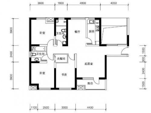 雍華府-雍華府150平米三居簡(jiǎn)約風(fēng)格