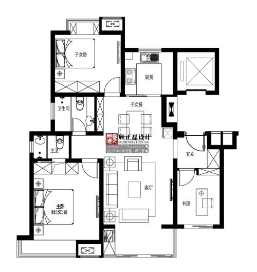 老街余慶坊95㎡黑白現(xiàn)代風(fēng)格實(shí)景展示